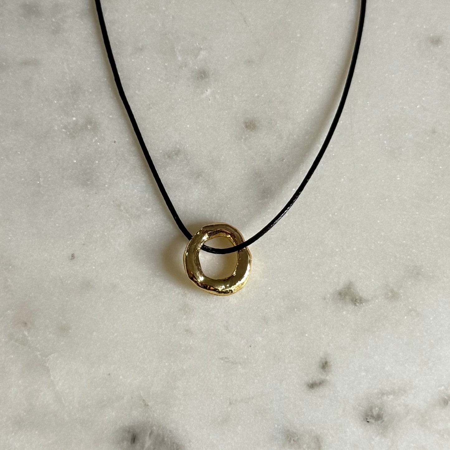 Gold Ring Necklace