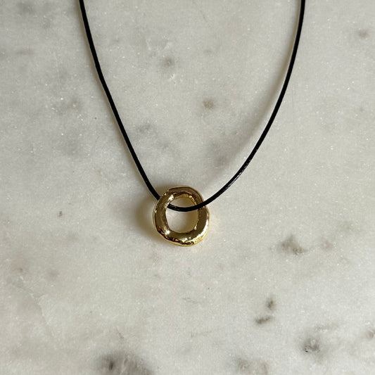 Gold Ring Necklace