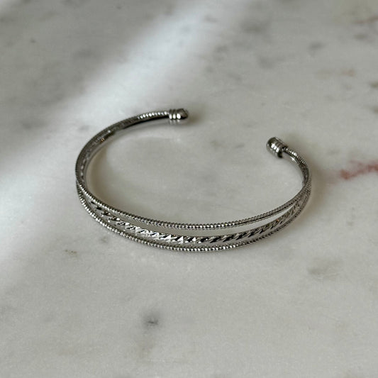 Silver Strings Bracelet