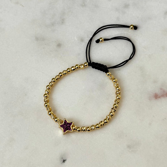 Pink Star Bracelet