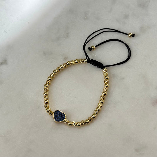 Blue Heart Bracelet